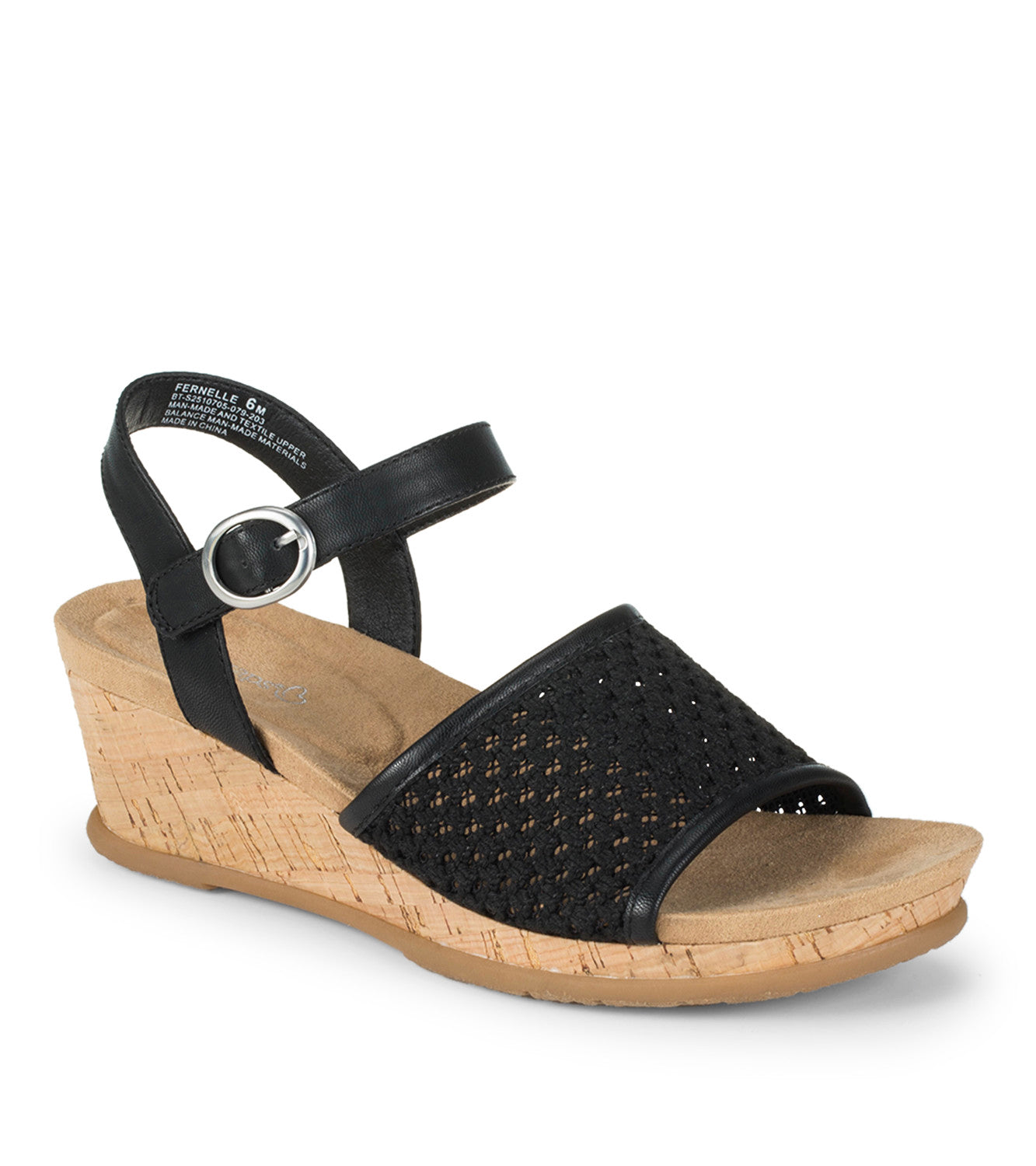 Fernelle Wedge Sandal - Black (BT31872)