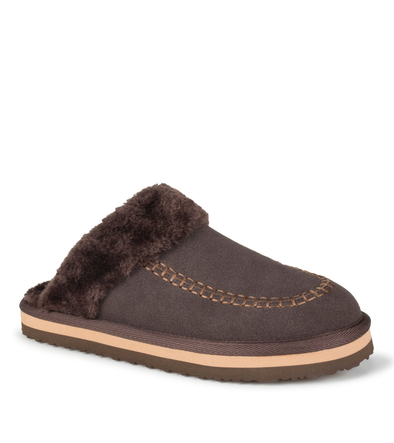 Justina Clog Slipper - Dark Brown (BT32104)