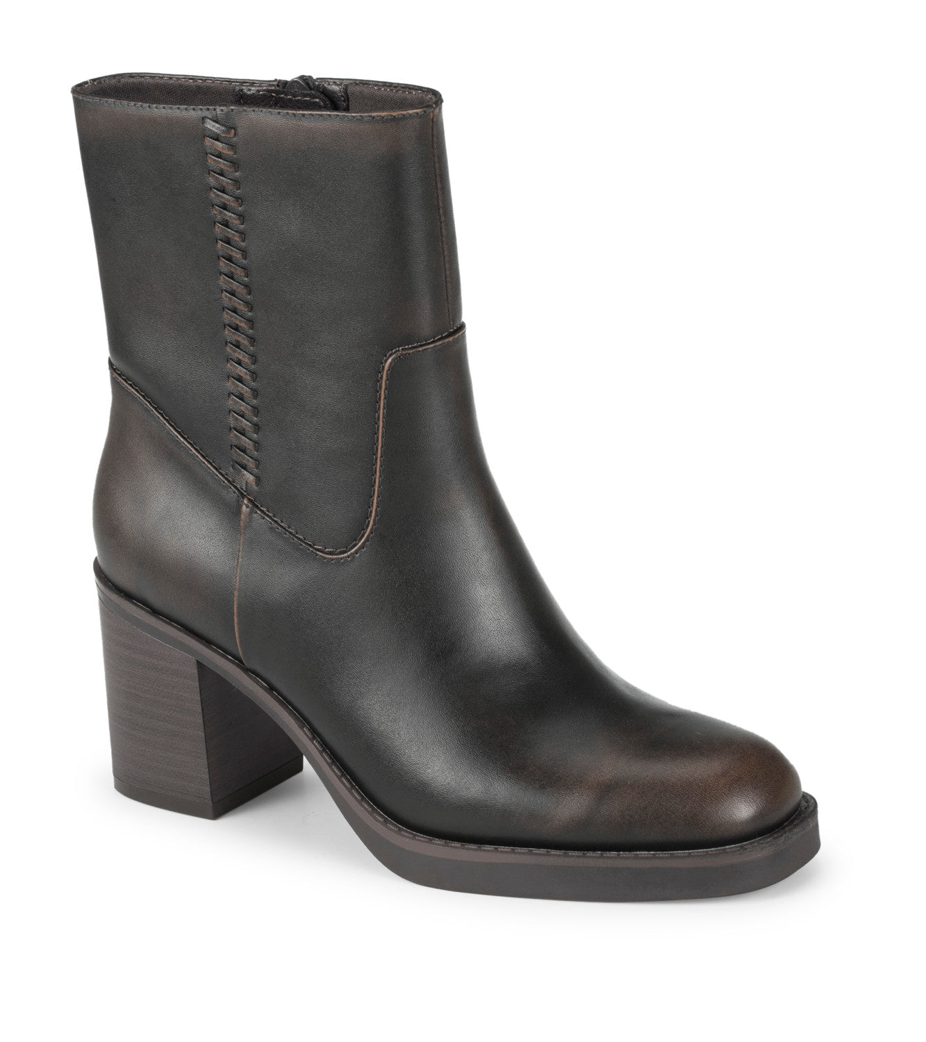 Gwendy Block Heel Bootie - Hazelnut (BT32059)