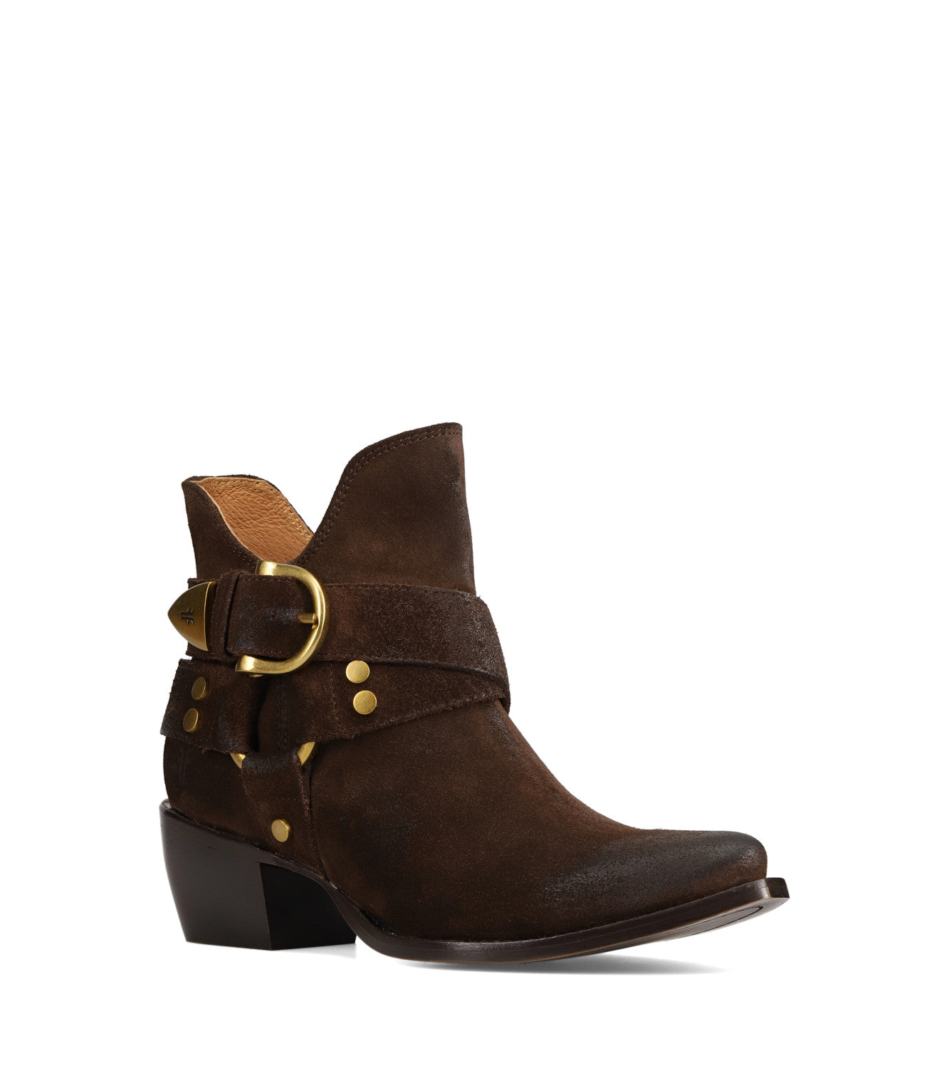 Sacha Multi Strap Bootie - Chocolate (FR41354-CHOC)