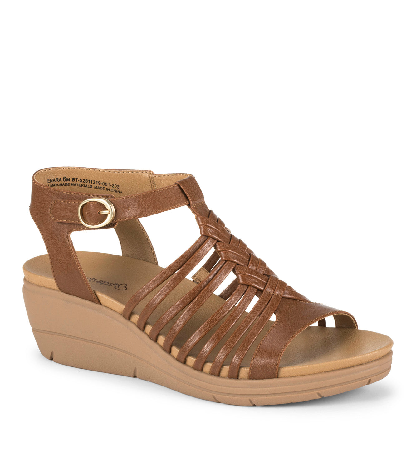 Enara Wedge Sandal - Dark Beechnut (BT31814)