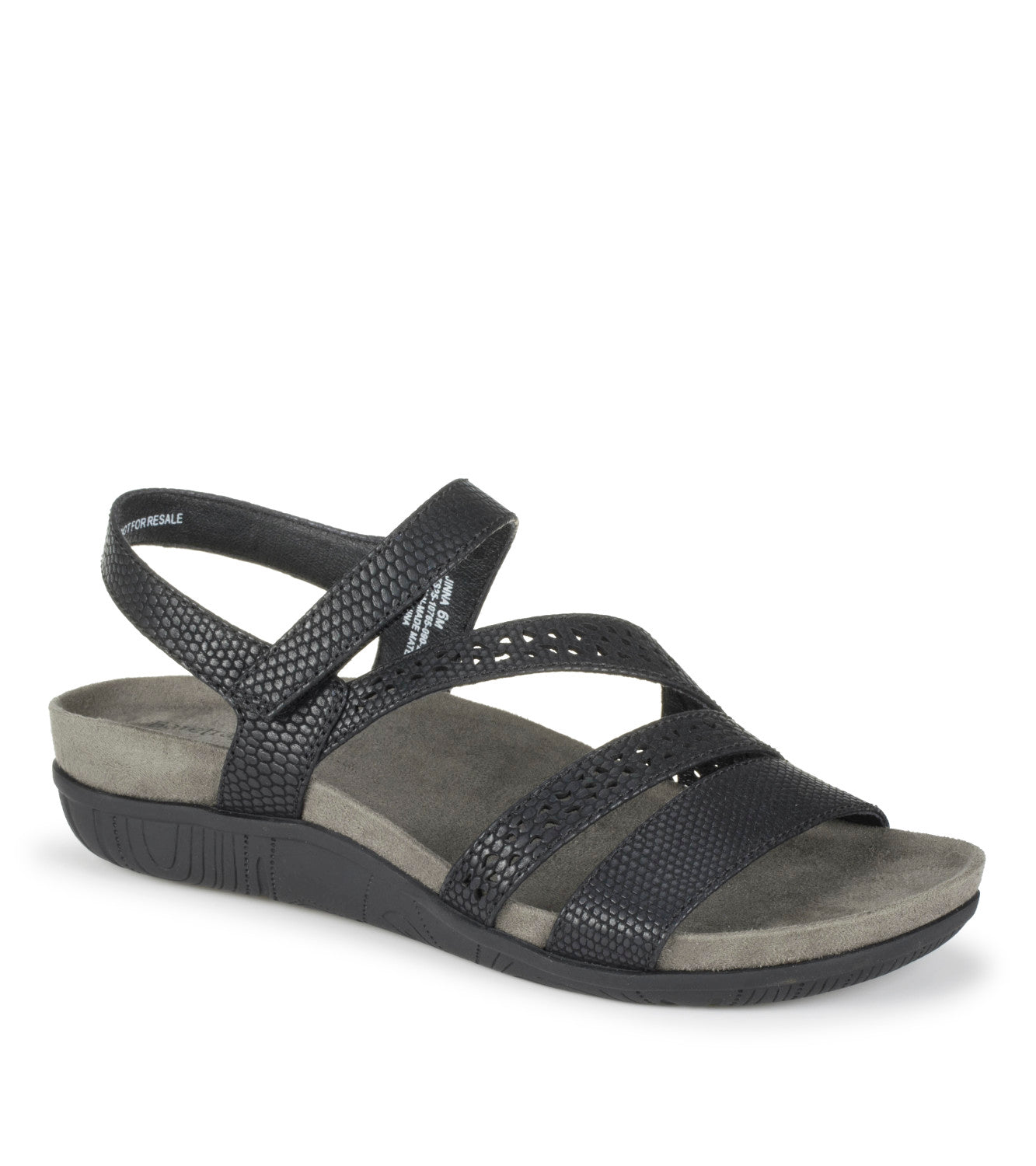 Jinna Sandal - Black Lizard (BT31854)