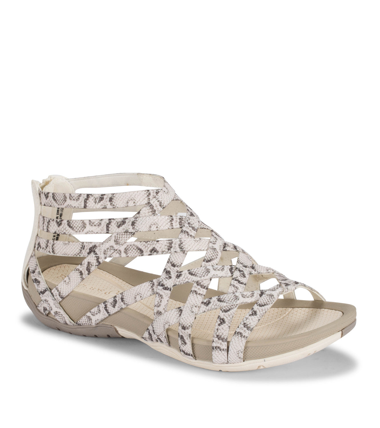Samina Sandal - Cream Snake (BT27865)