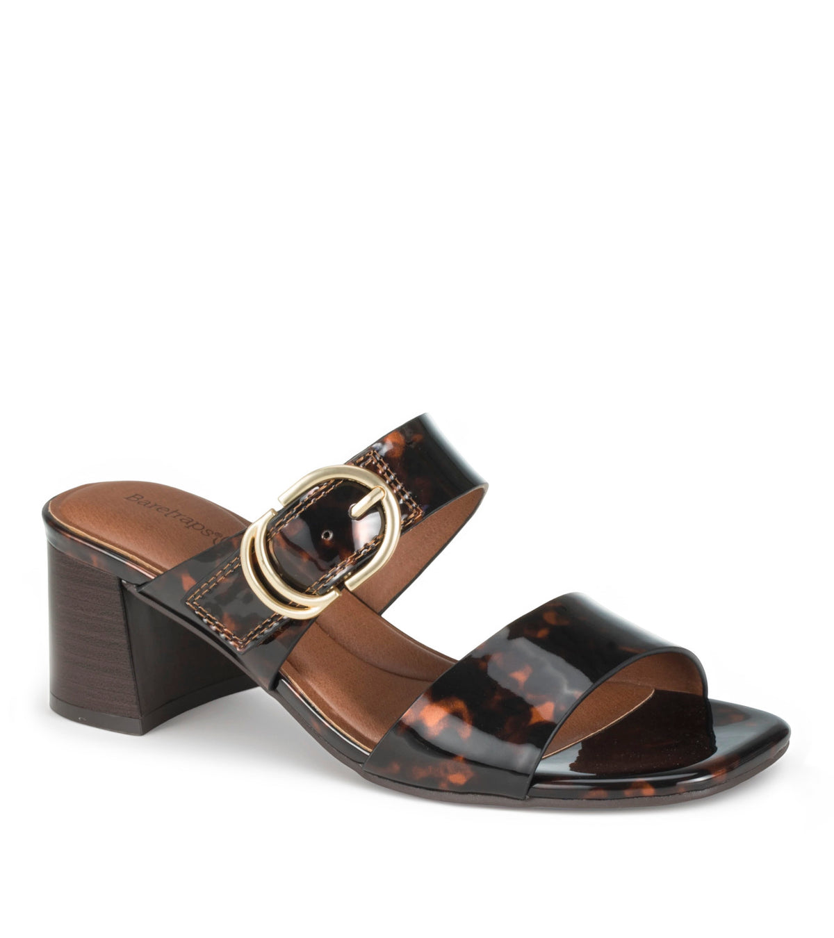 Satea Block Heel Sandal - Brown Multi (BT32255)