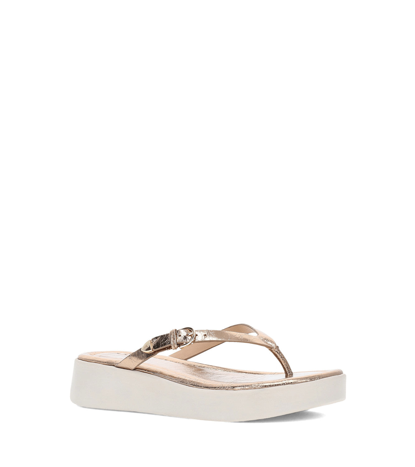 Maya Buckle Thong Sandal - Dark Gold (FR41746-DGLD)