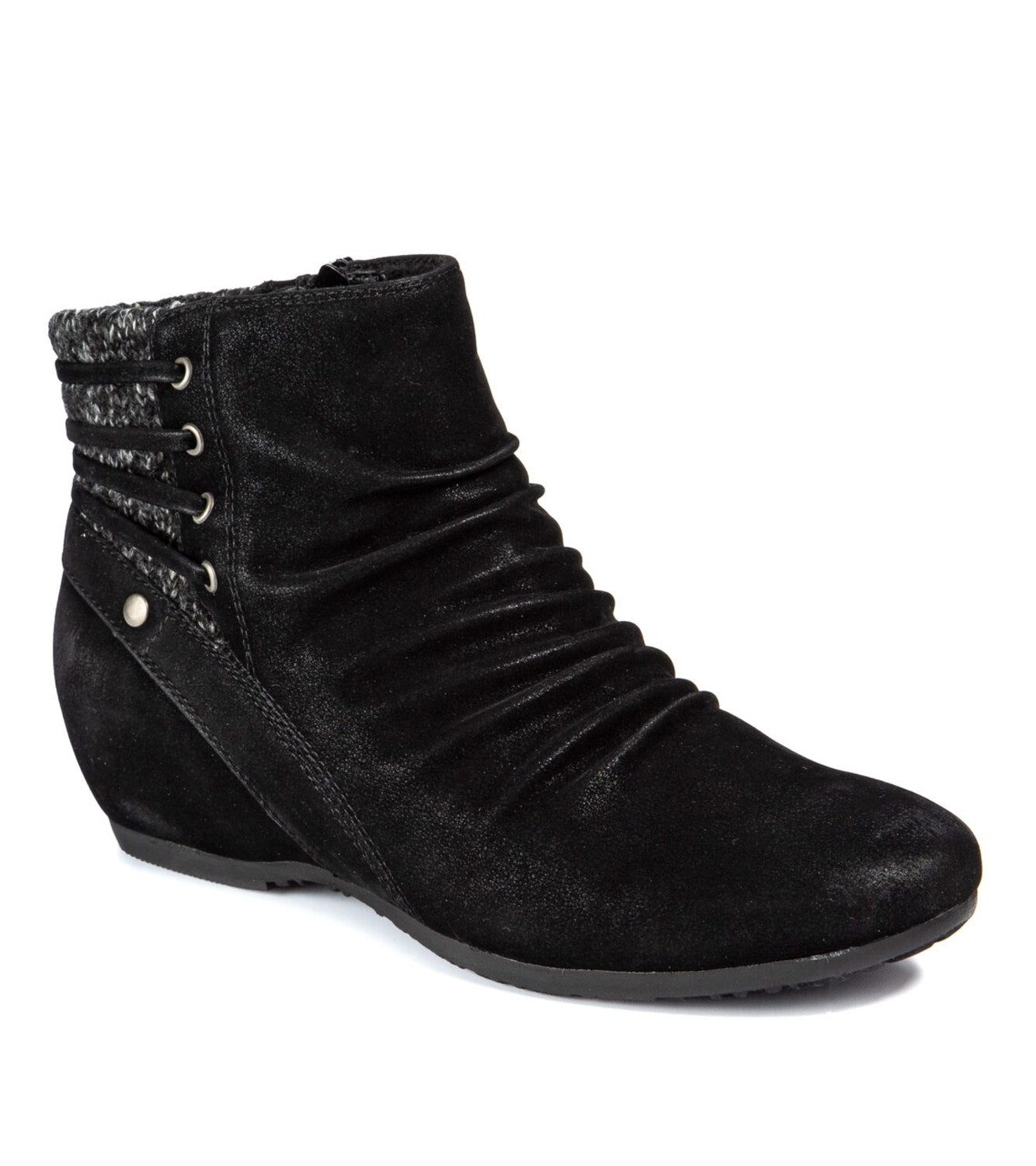 Peanut Bootie - Black Knit (BT26841)