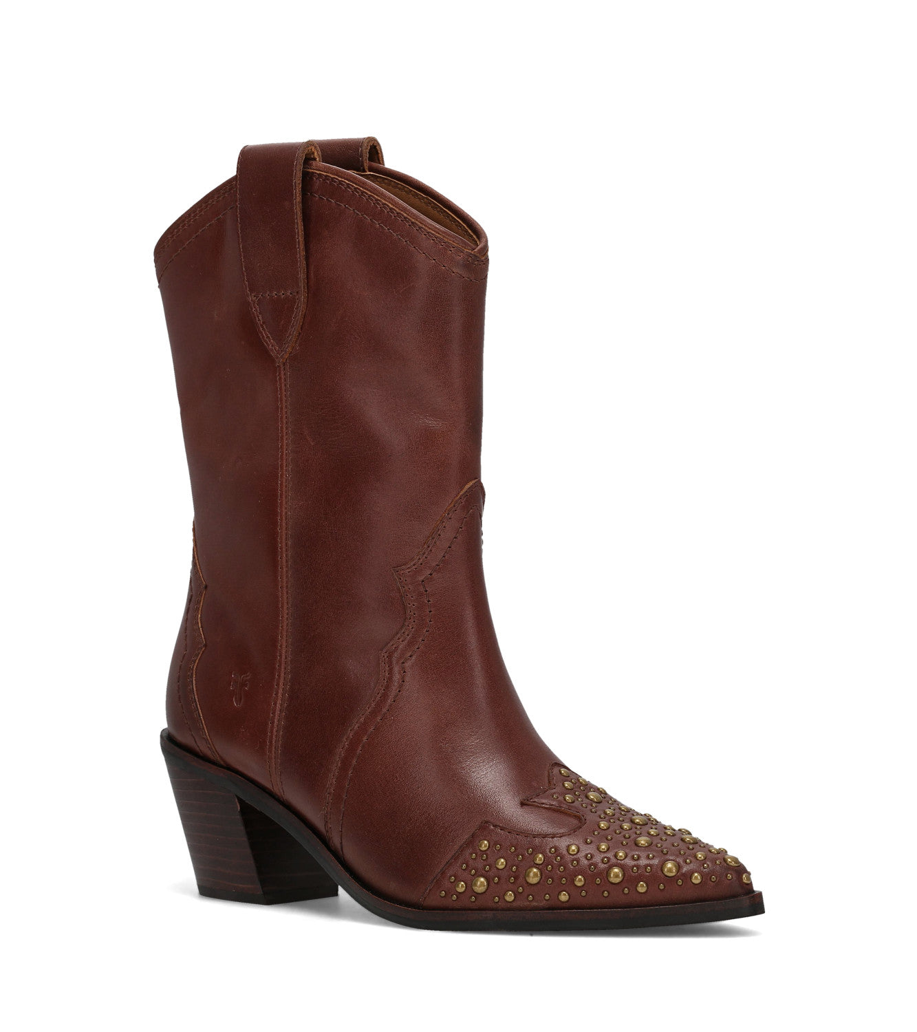 Sara Wingtip Stud - Saddle (FR42072-SADD)