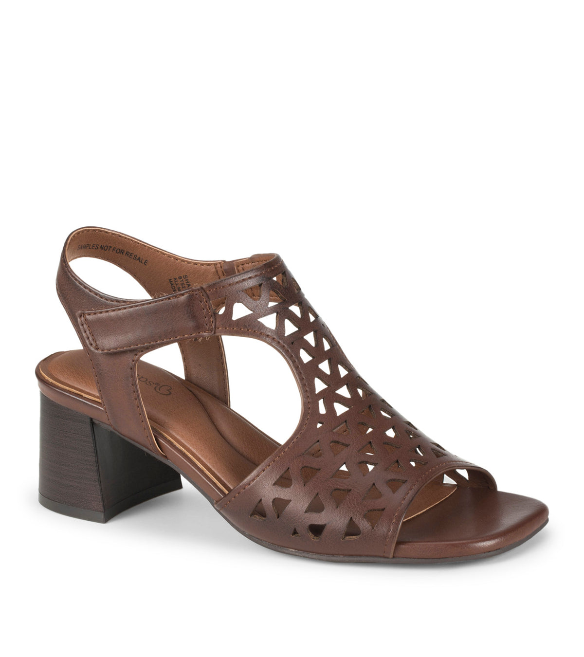 Sharia Block Heel Sandal - Brown (BT32254)