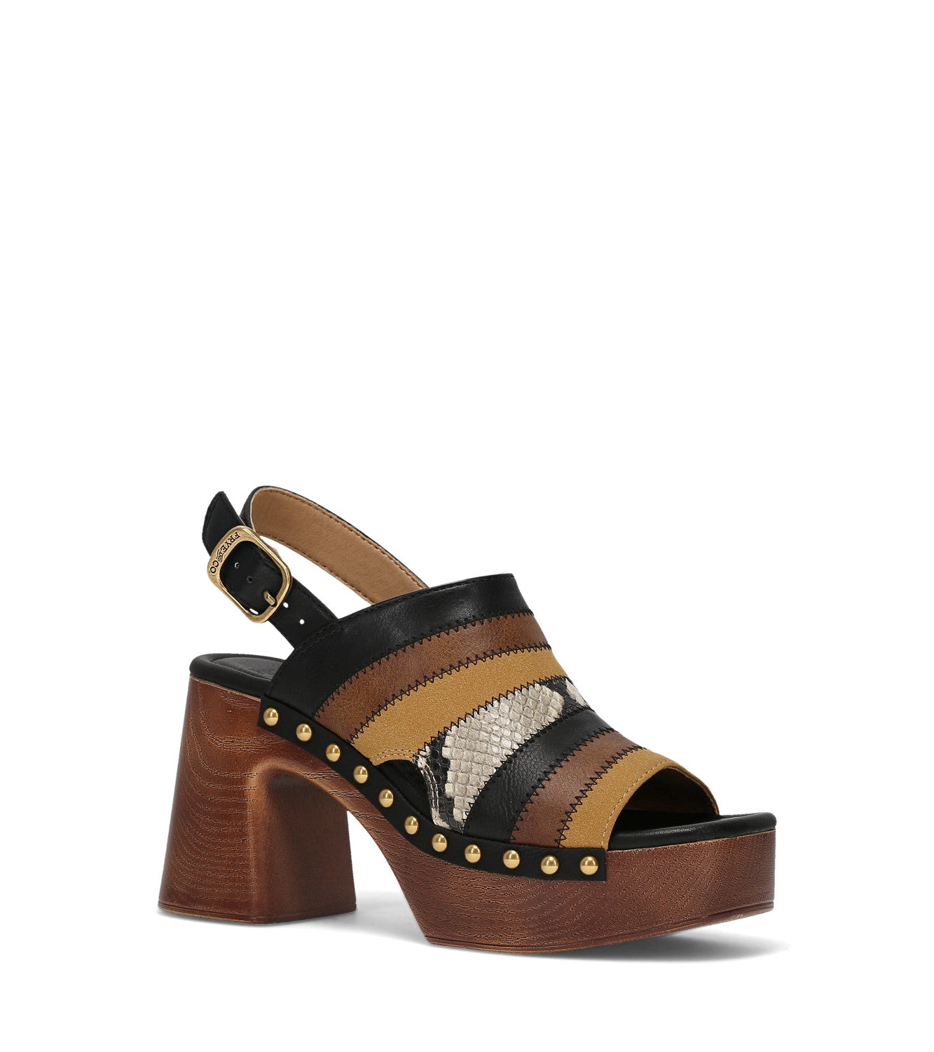 Wylie Patchwork - Black Multi (FO10412)