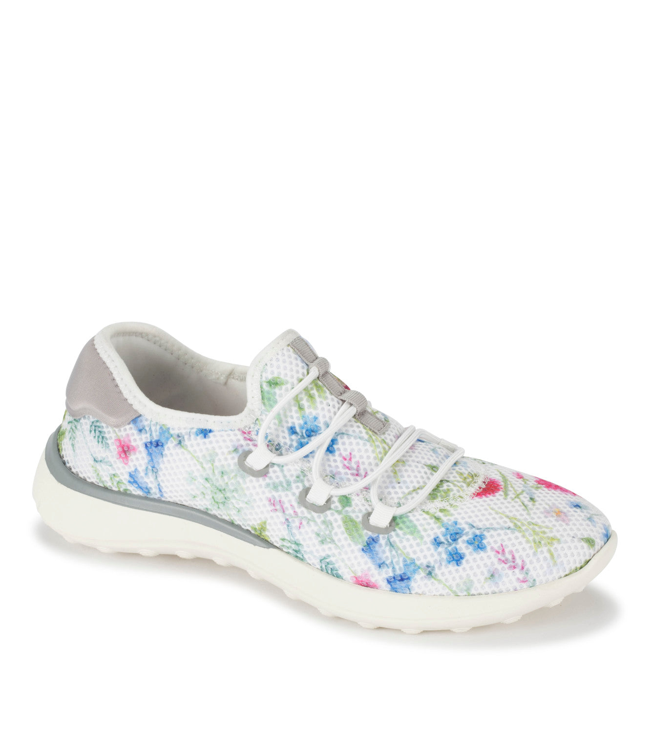 Graciela Slip On Sneaker - White/Multi Flower Print (BT28995)