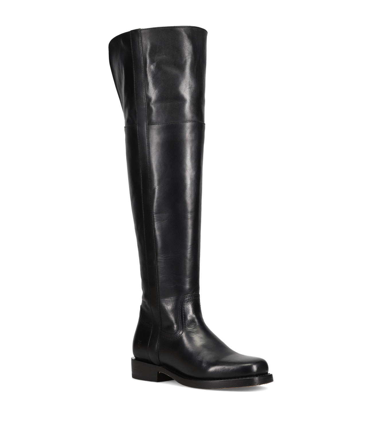 Campus Low Heel Over The Knee Boot - Black (FR42113-BLAC)