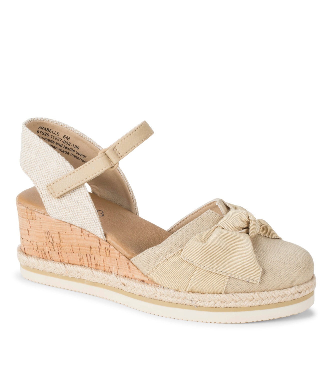 Arabelle Closed Toe Wedge Sandal - Light Gold (BT31256)
