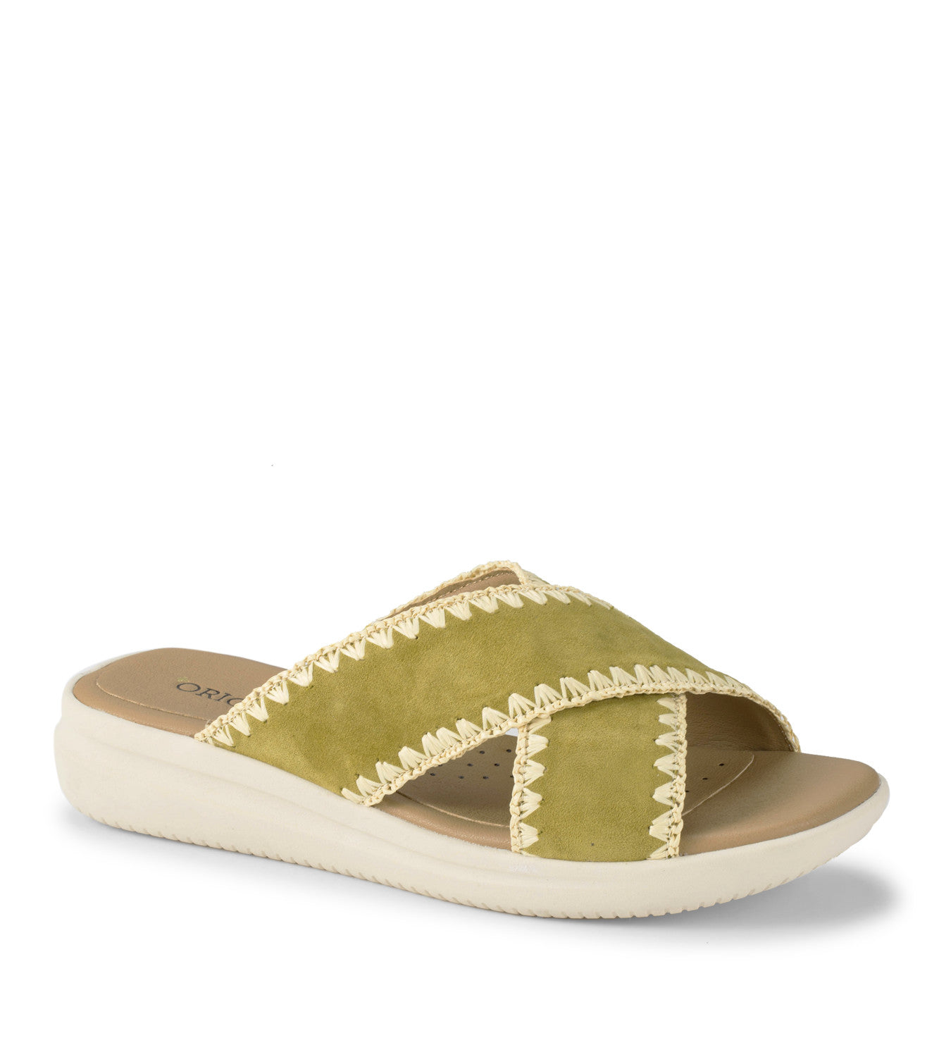Dolinda Slide Sandal - Kelp Suede (OR10011)