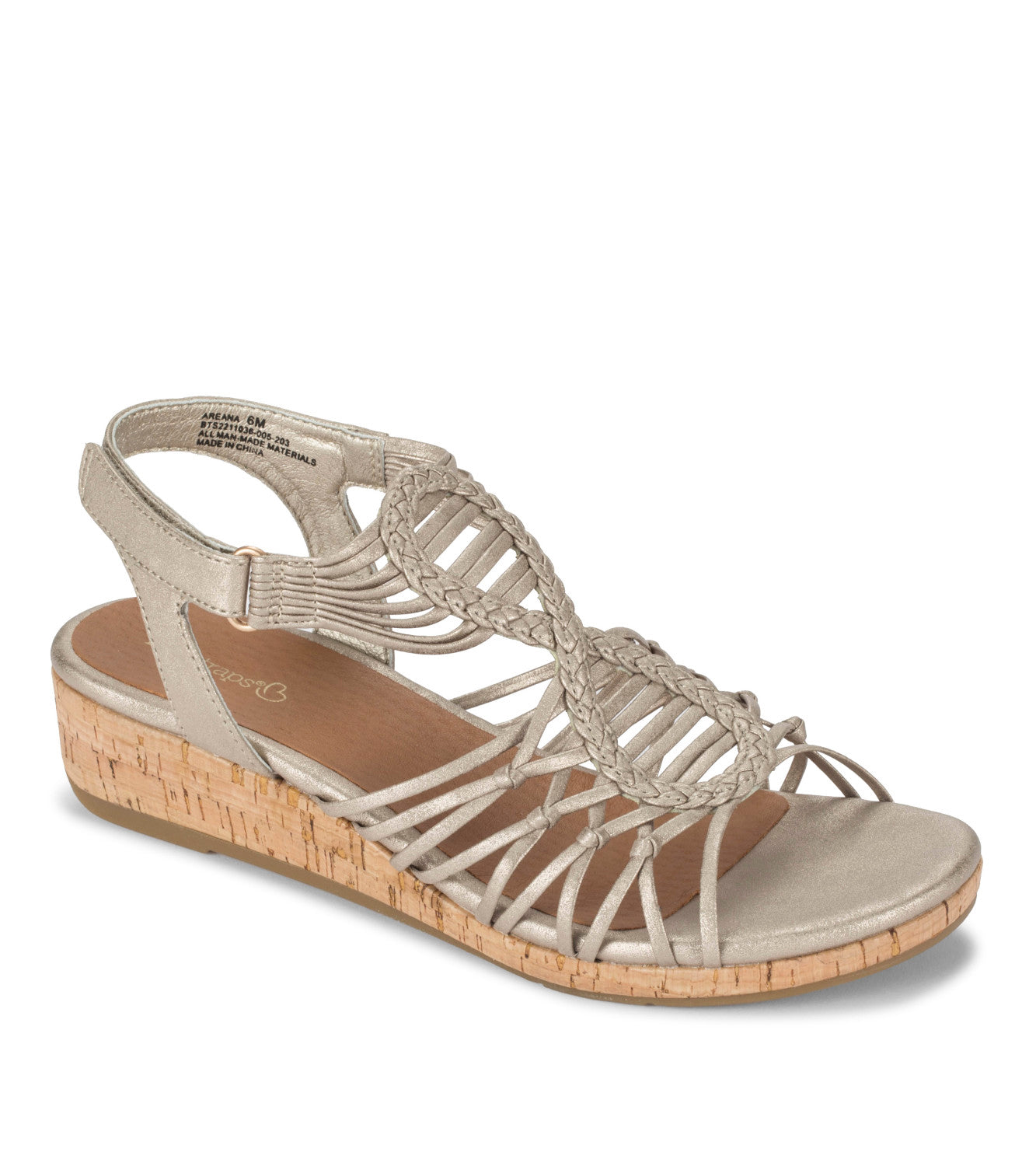 Areana Wedge Sandal - Champagne (BT28922)