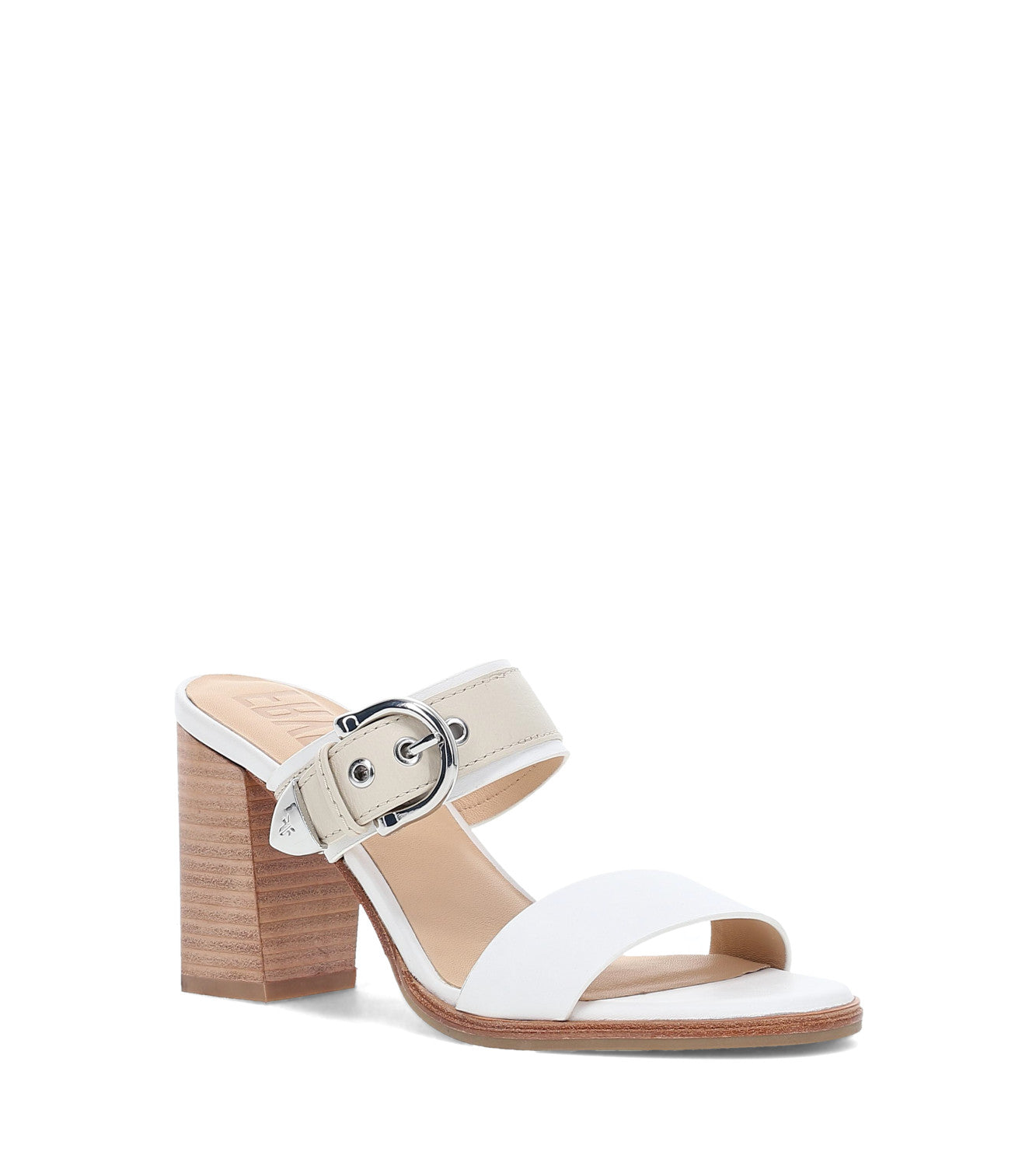 Stella Buckle Slide - White/Ivory (FR41779-WHIV)