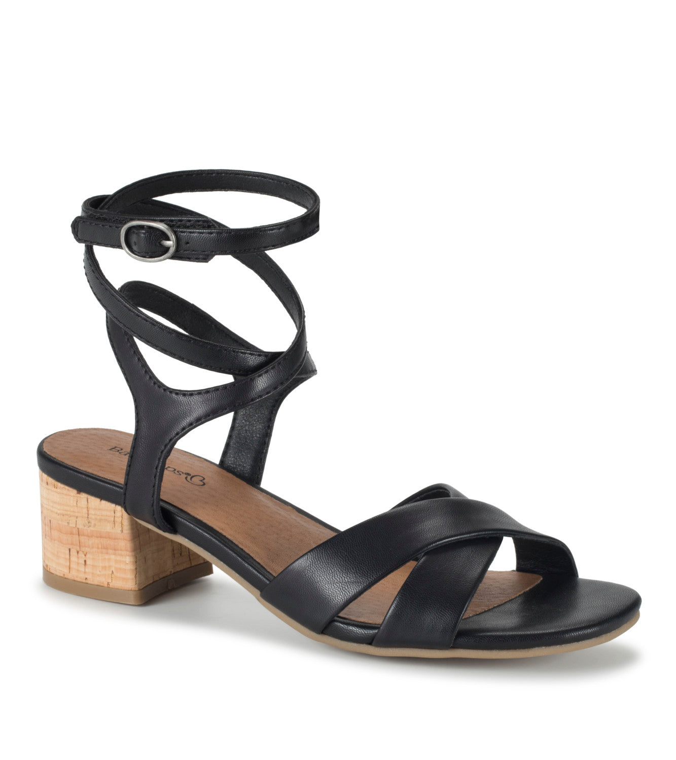 Vivian Block Heel Sandal - Black (BT29883)
