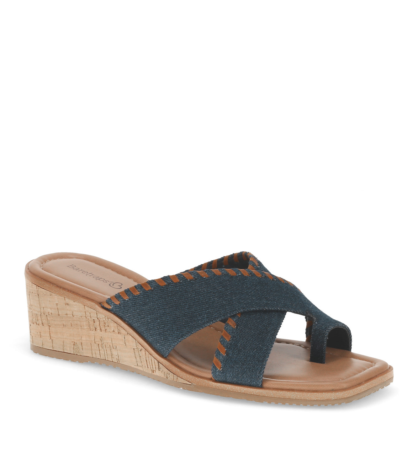 Paige Wedge Sandal - Dark Denim (BT30483)