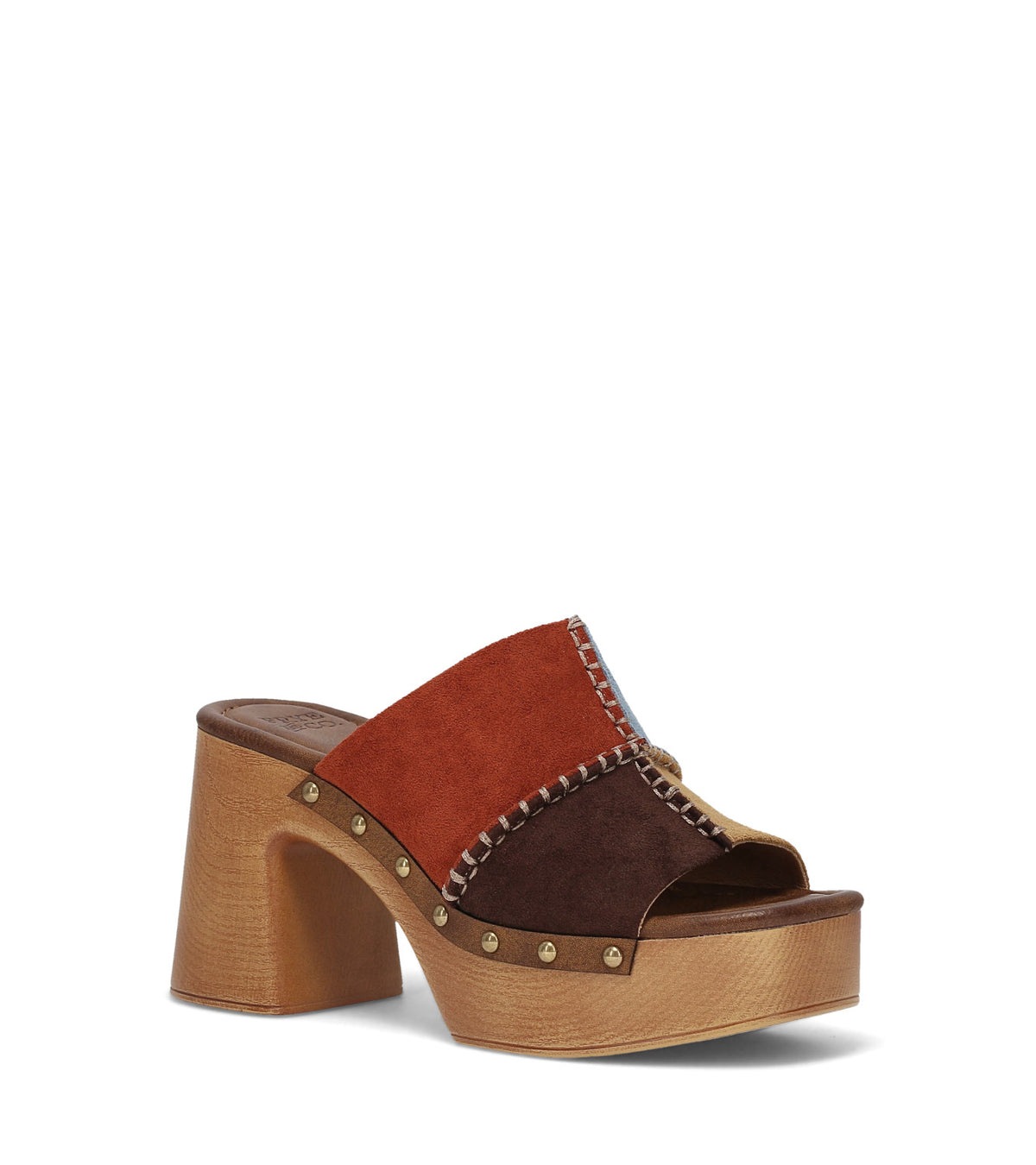 Wylie Patchwork Slide - Suede Multi (FO10771)