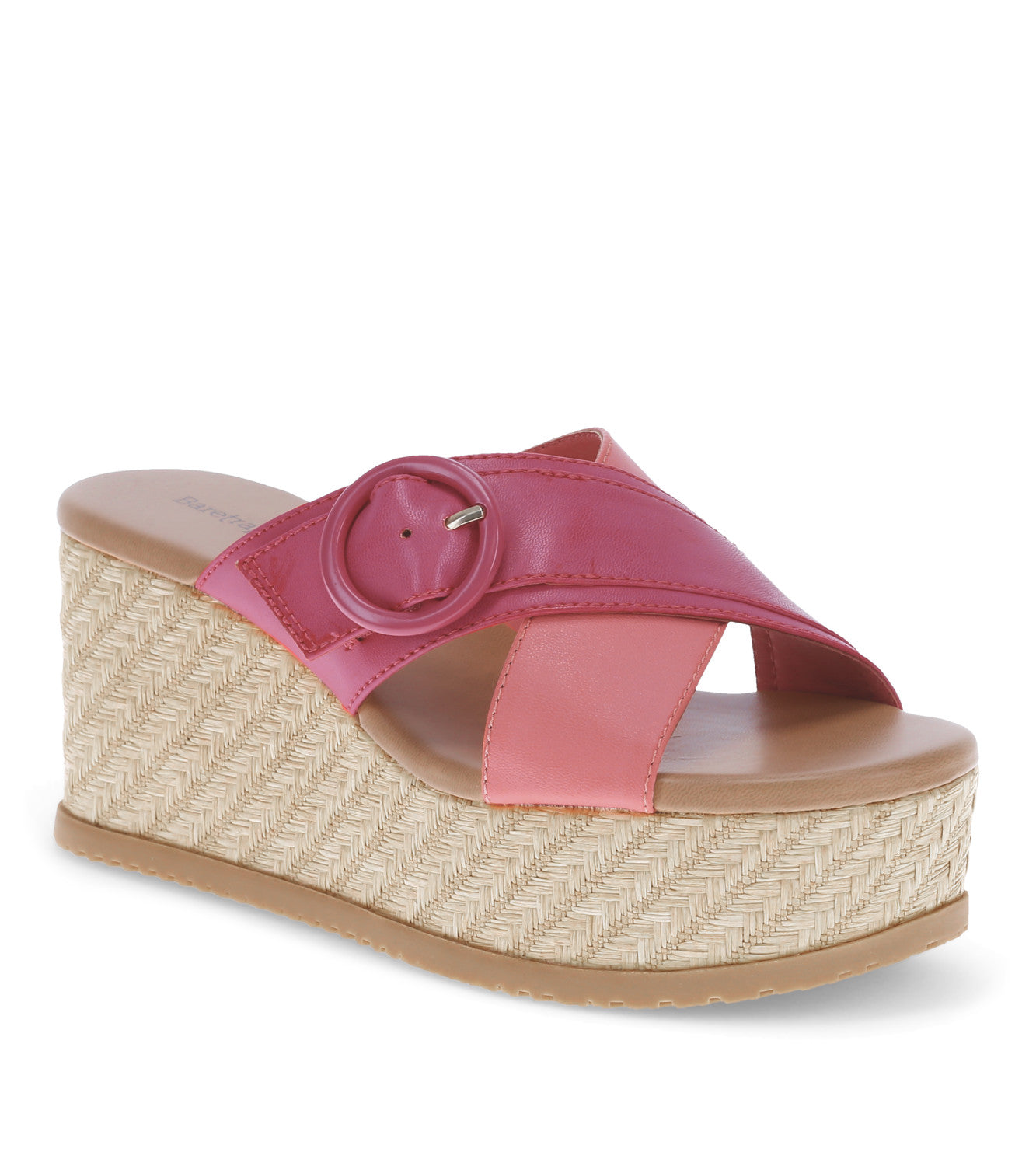 Sydney Wedge Sandal - Pink Punch (BT30527)