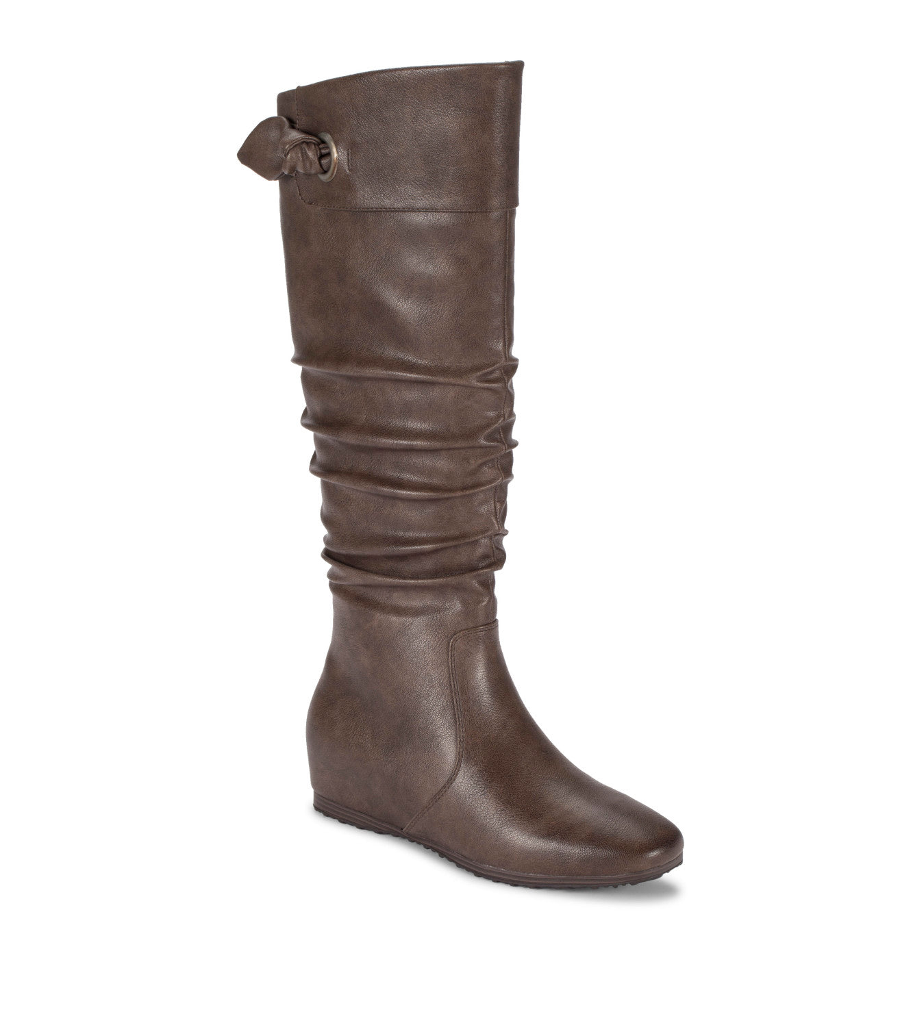 Sable Wide Calf Tall Boot - Dark Taupe (BT28368WC)