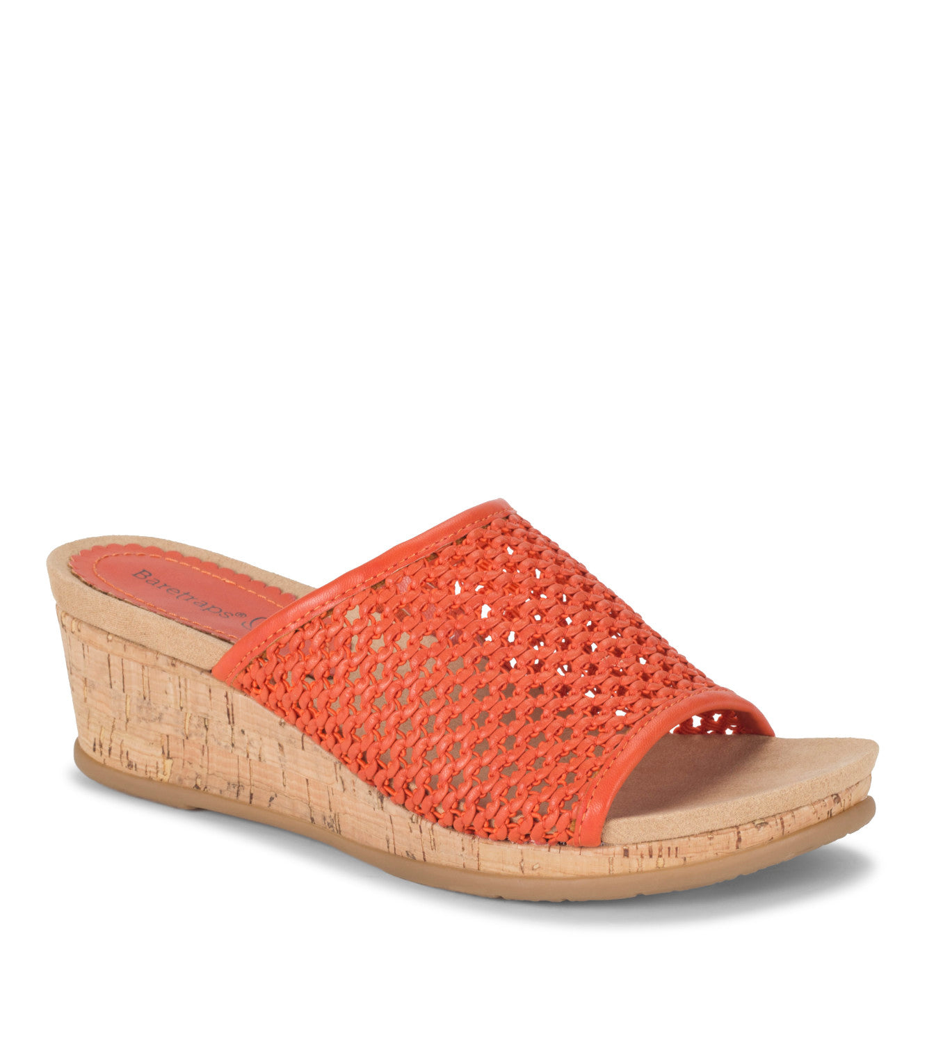 Flossey Wedge Slide Sandal - Orange (BT29748)