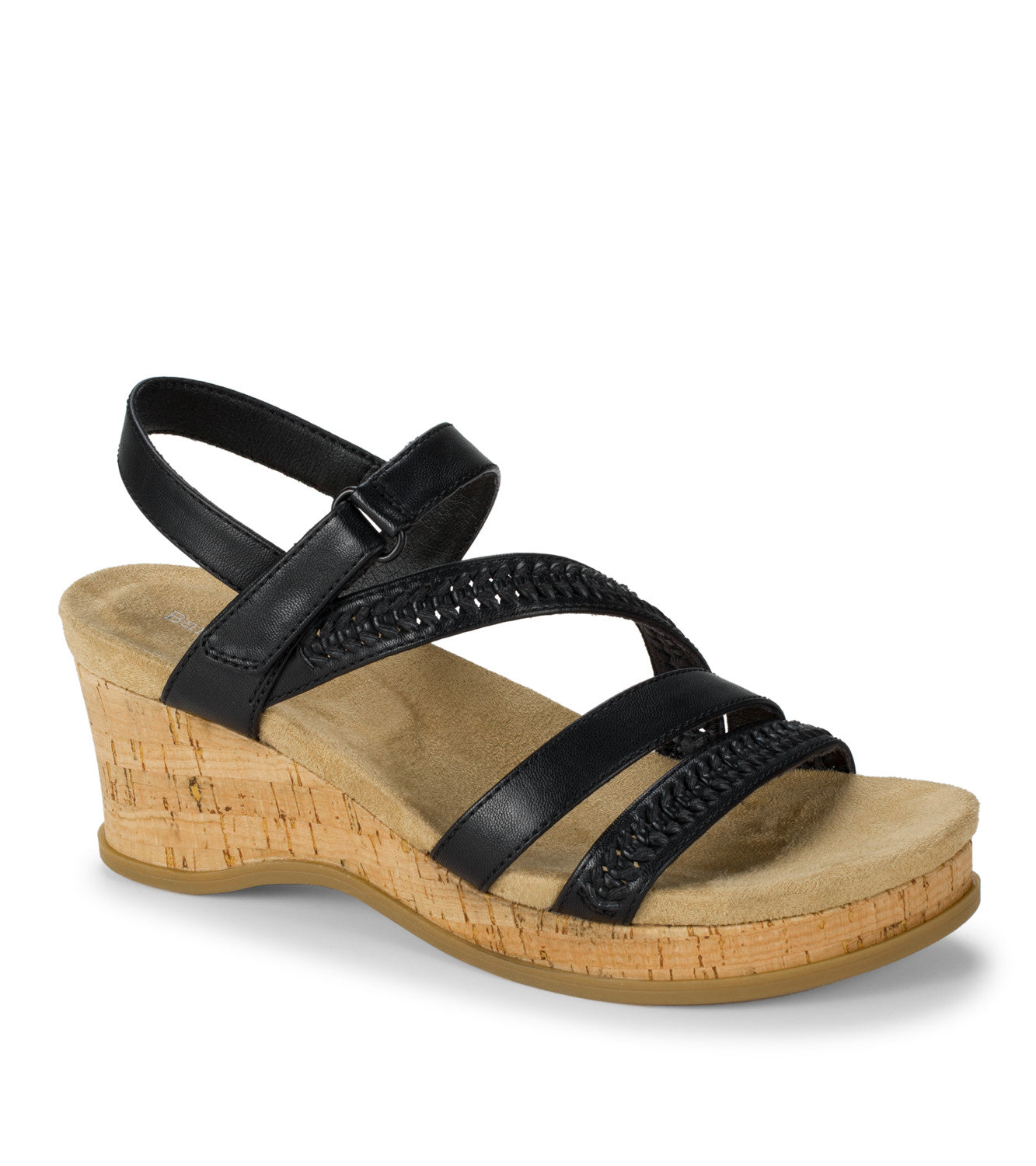 Ciara Wedge Sandal - Black (BT31148)