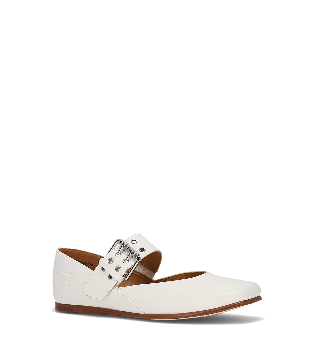 Elvie Double Prong Mary Jane - White (FO10444)