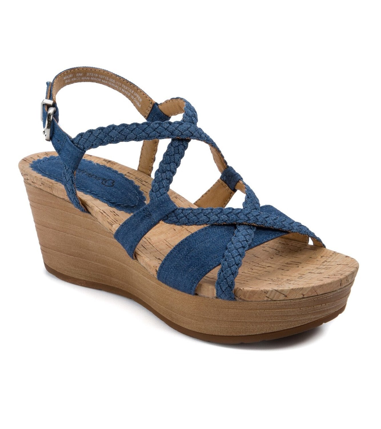 Mairi Wedge Sandal - Denim (BT24901)