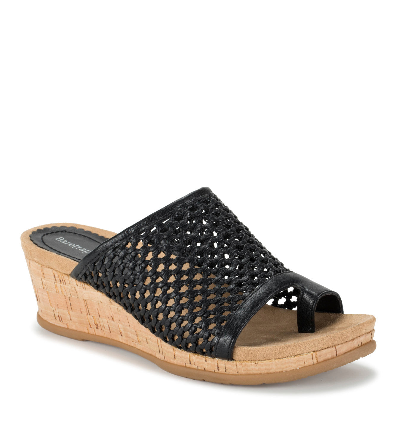Faye Wedge Sandal - Black (BT30703)