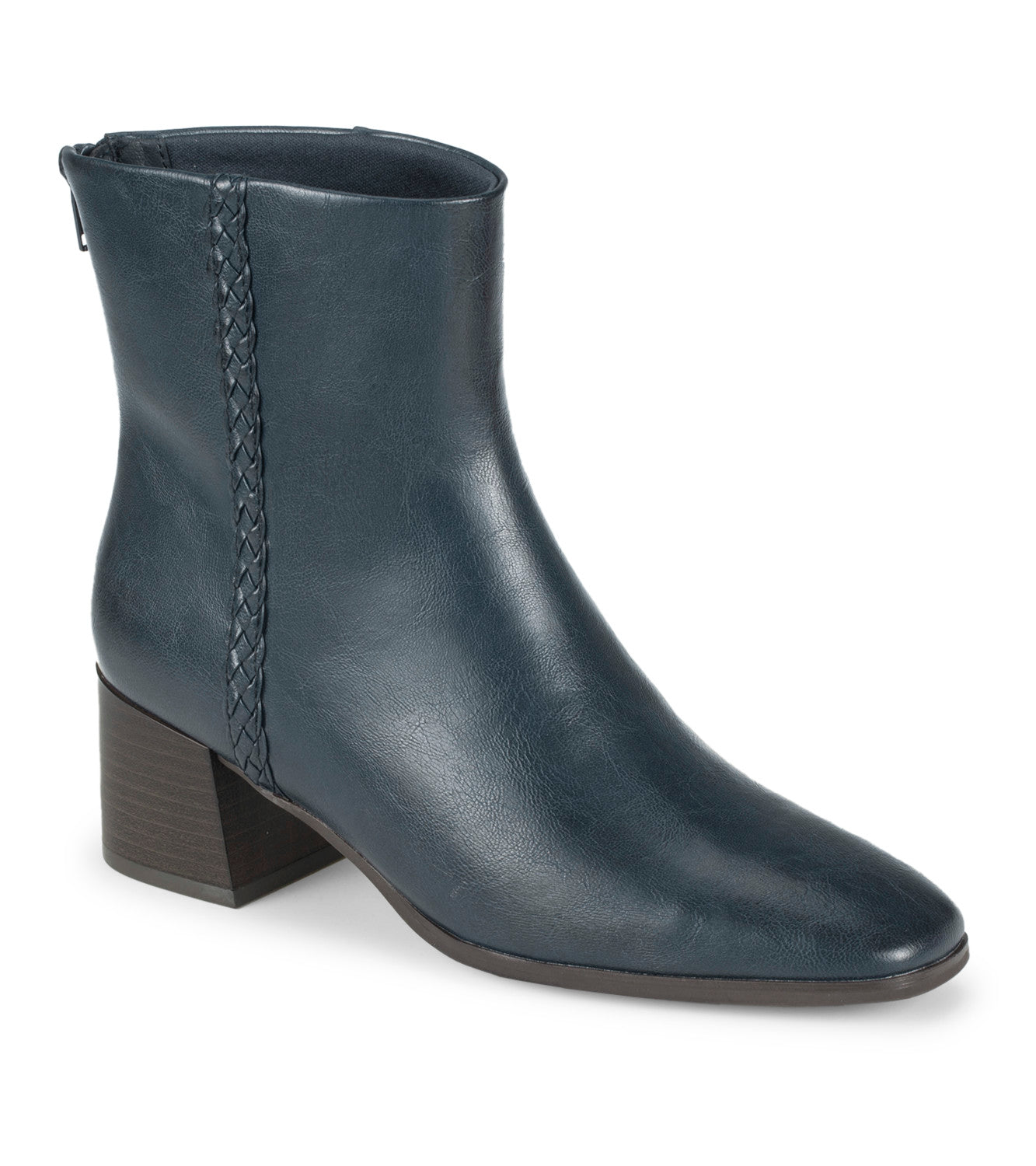 Wakely Block Heel Bootie - Dark Navy (BT32107)