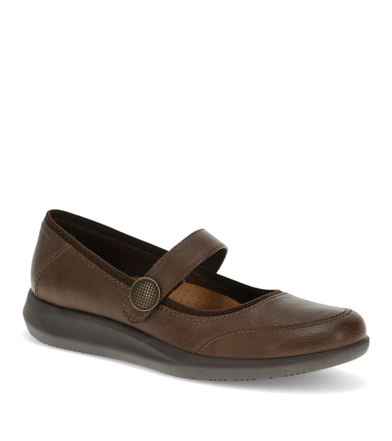 Joesie Mary Jane Flat - Dark Brown (BT30969)
