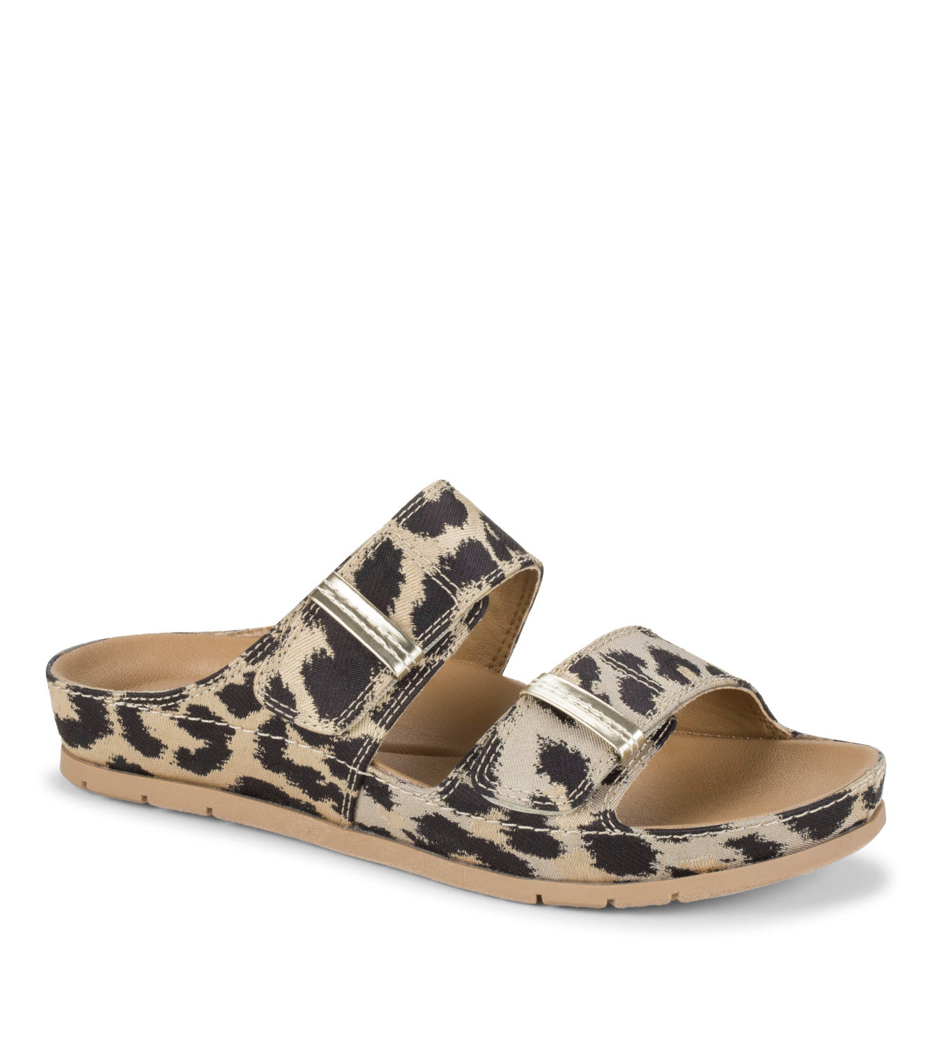 Wisteria Slide Sandal - Natural Multi Leopard (BT31174)