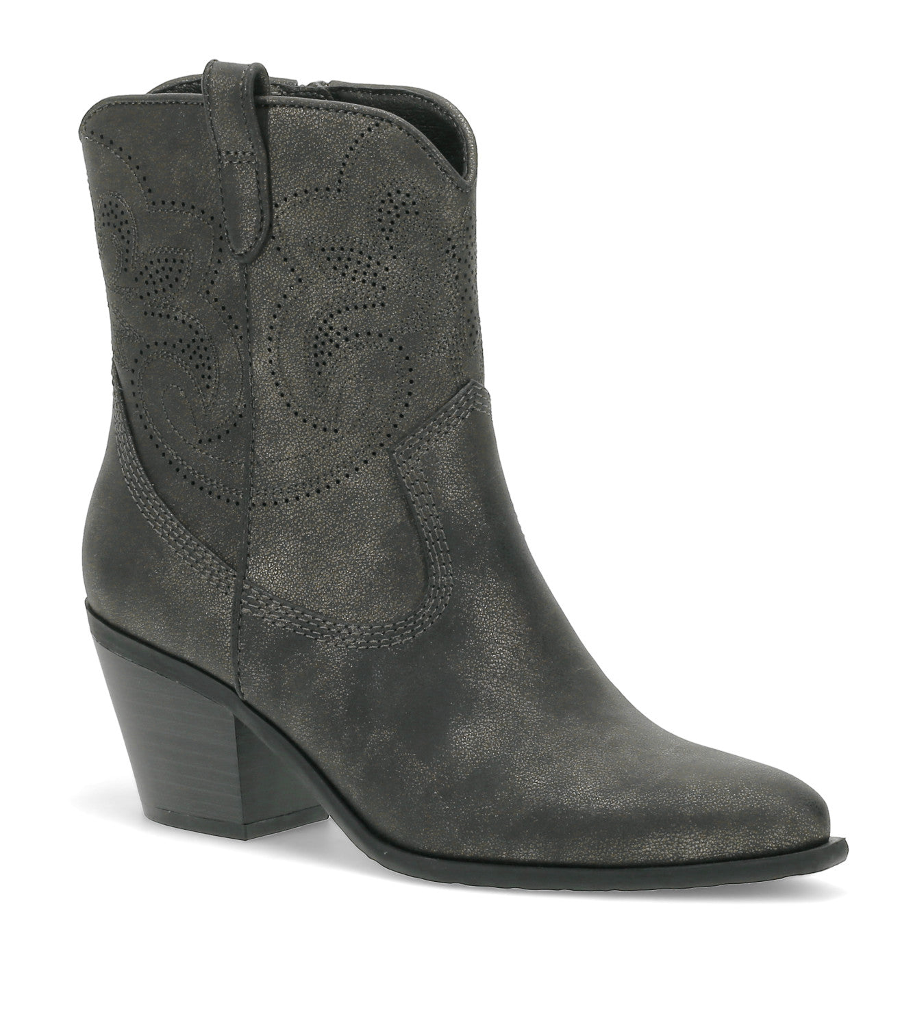 Yenni Western Boot - Gunmetal (BT30868)