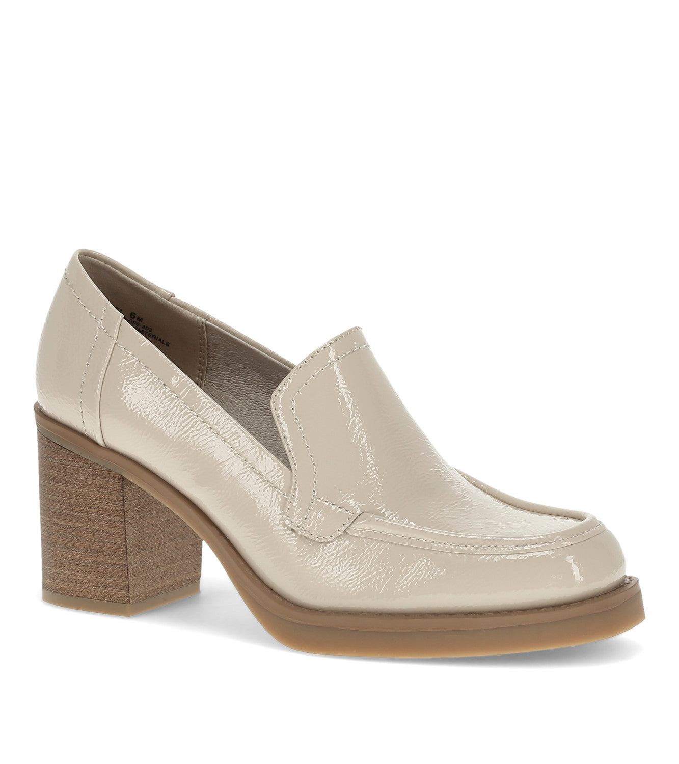 Gretel Block Heel Loafer - Ivory (BT30952)