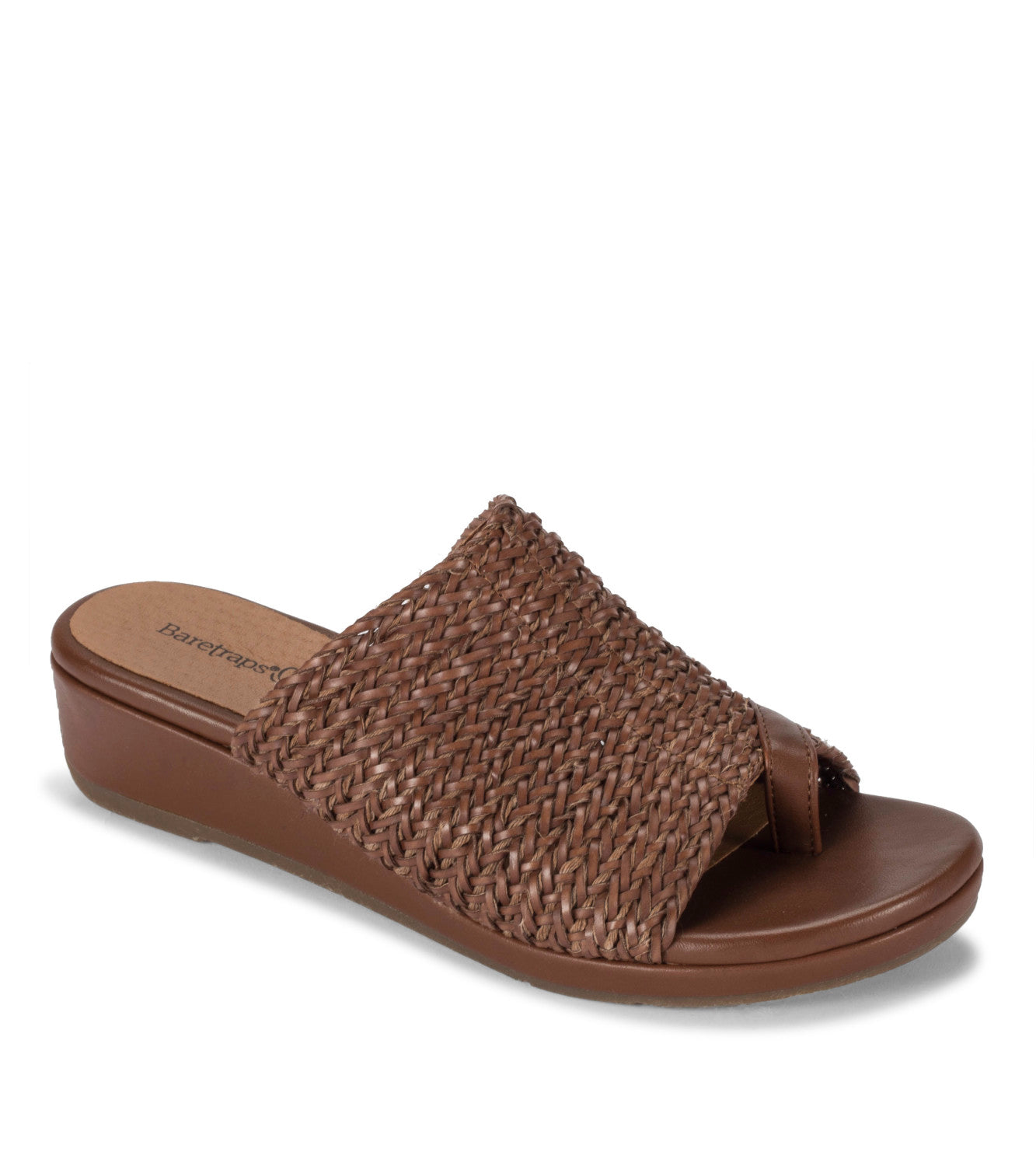 Abey Wedge Slide Sandal - Brush Brown (BT28682)