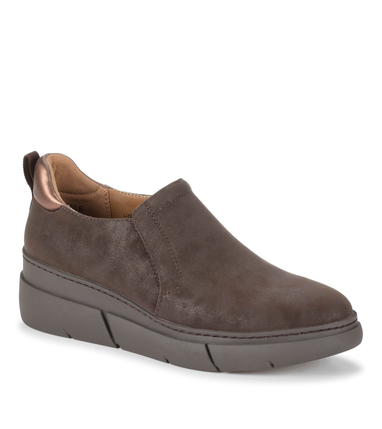 Lizett Wedge Slip On - Dark Brown (BT31627)