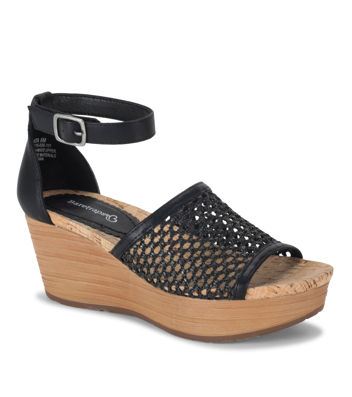 Marta Wedge Sandal - Black (BT29778)