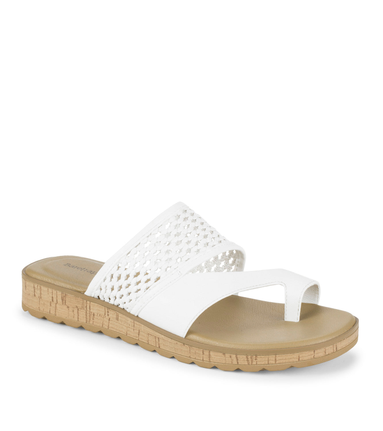 Gibby Slide Sandal - White (BT31362)