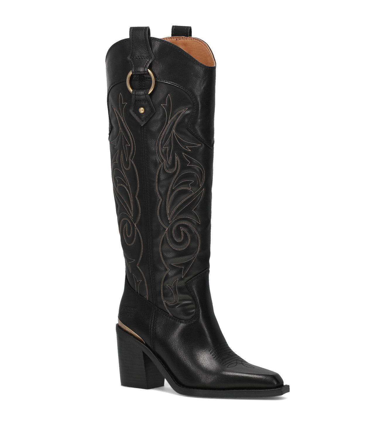 Ashlyn Tall Deco Stitch - Black (FO10489)