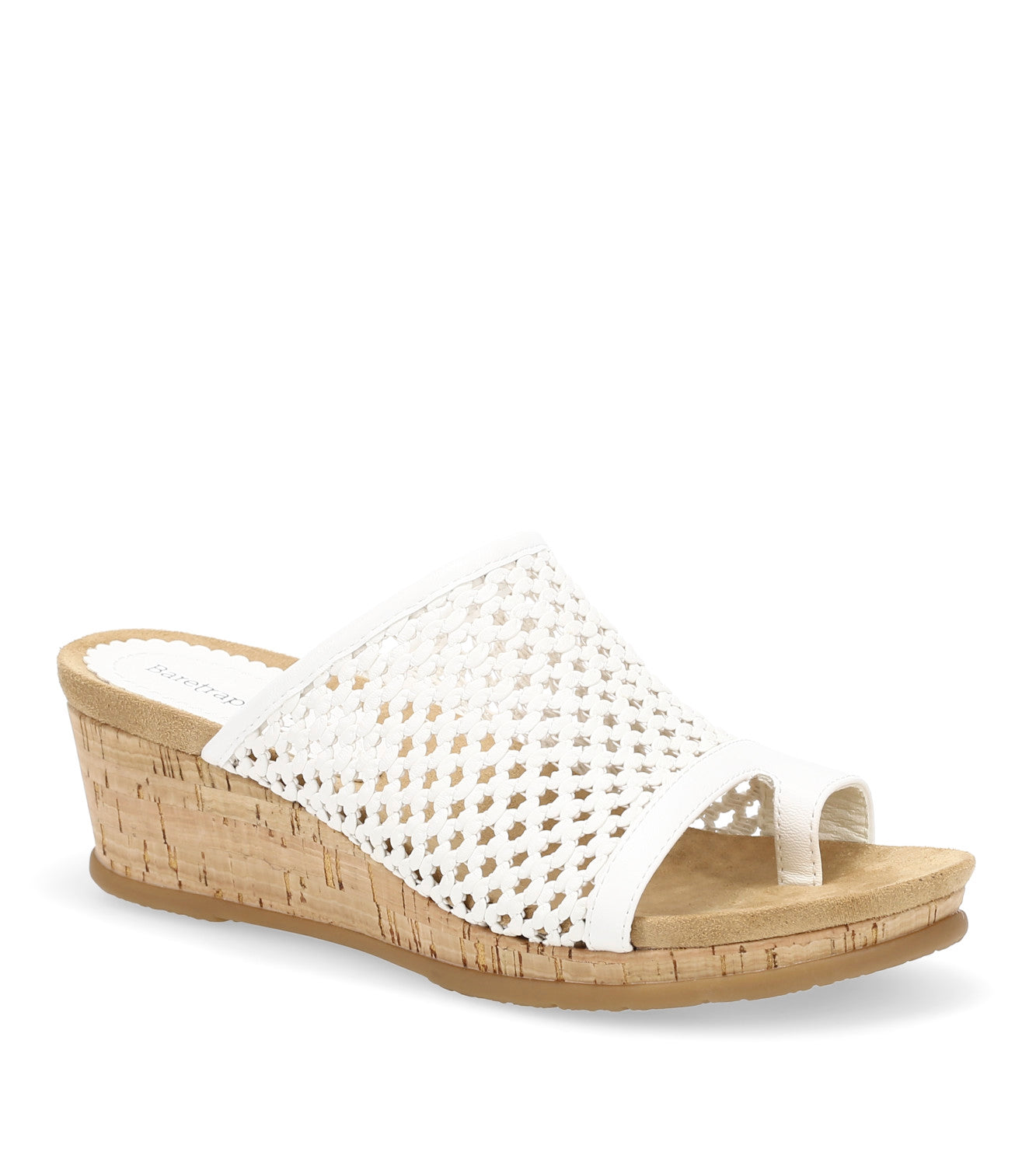 Faye Wedge Sandal - White (BT30702)