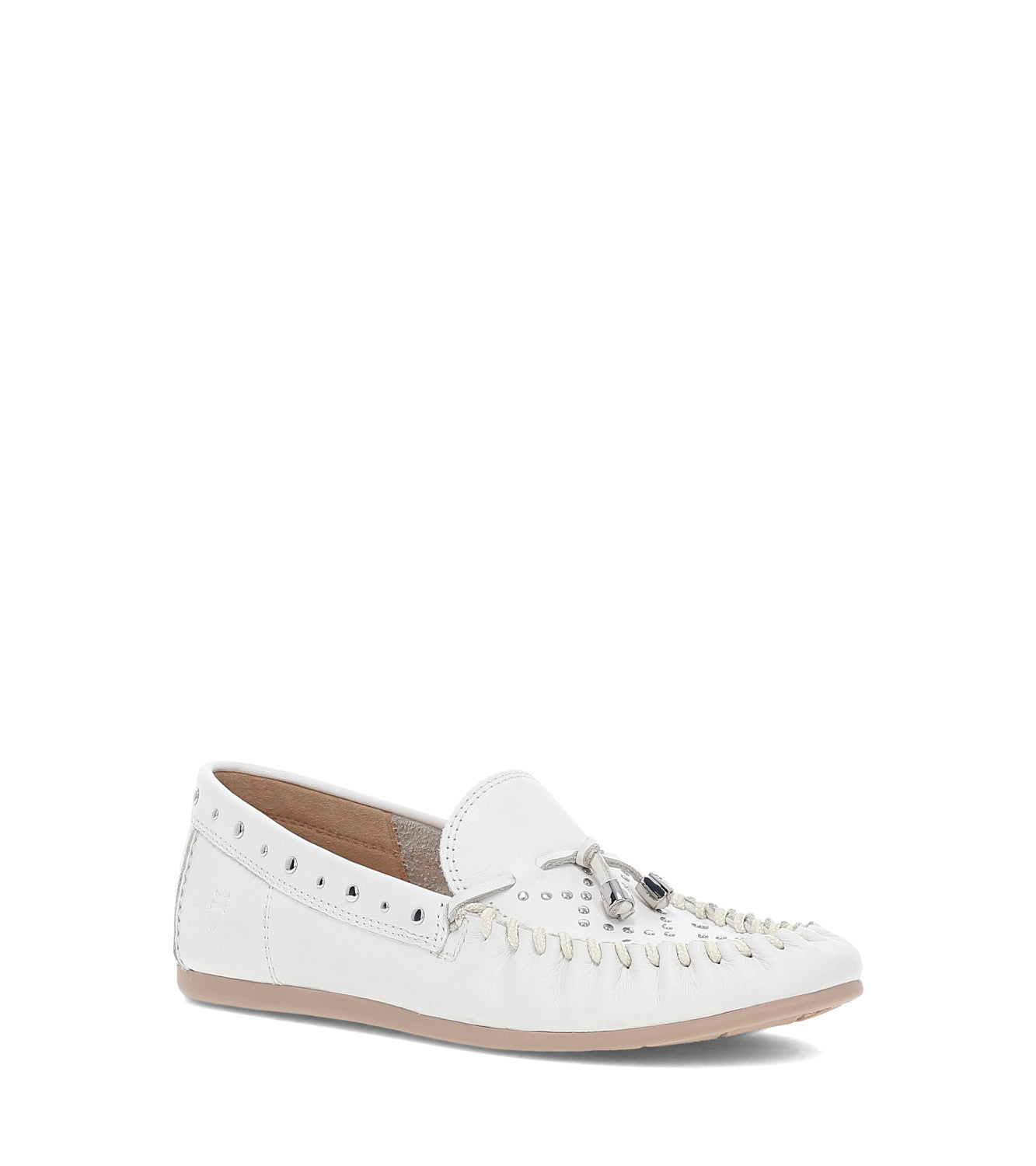 Naya Stud Moc - White (FR41681-WHIT)