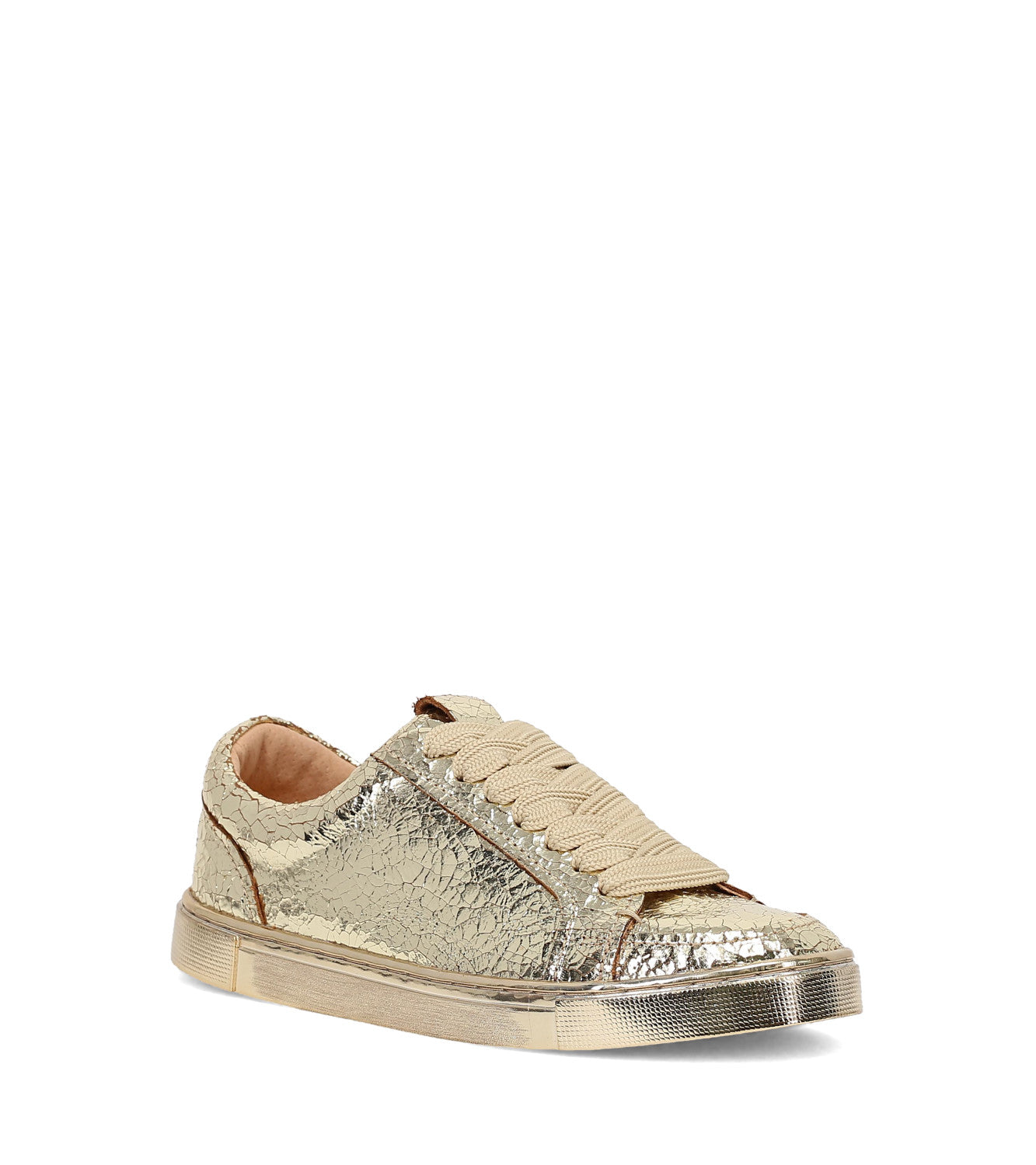 Ivy Court Low Lace Sneaker - Gold Mirror (FR40844-GLDM)
