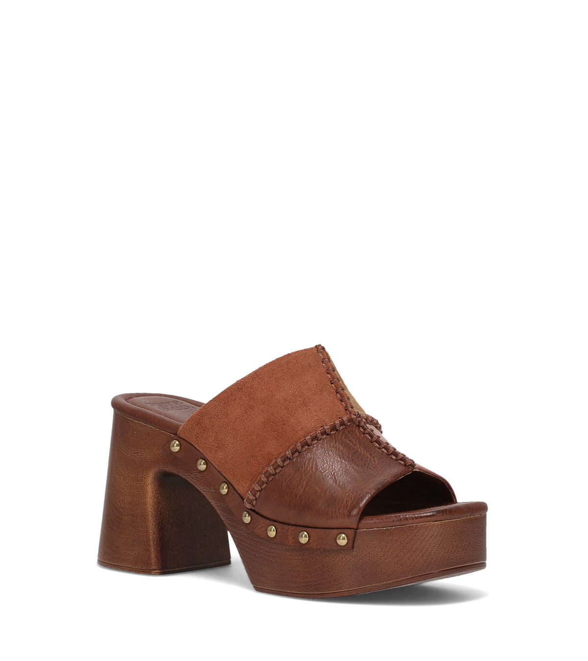 Wylie Patchwork Slide - Neutral Multi (FO10827)