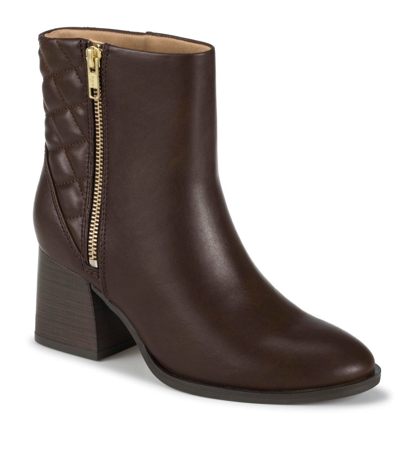 Dineen Block Heel Bootie - Brush Brown/Brown (BT31670)