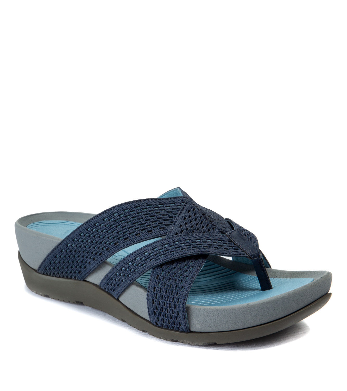 Agatha Slide Sandal - Navy (BT27018)