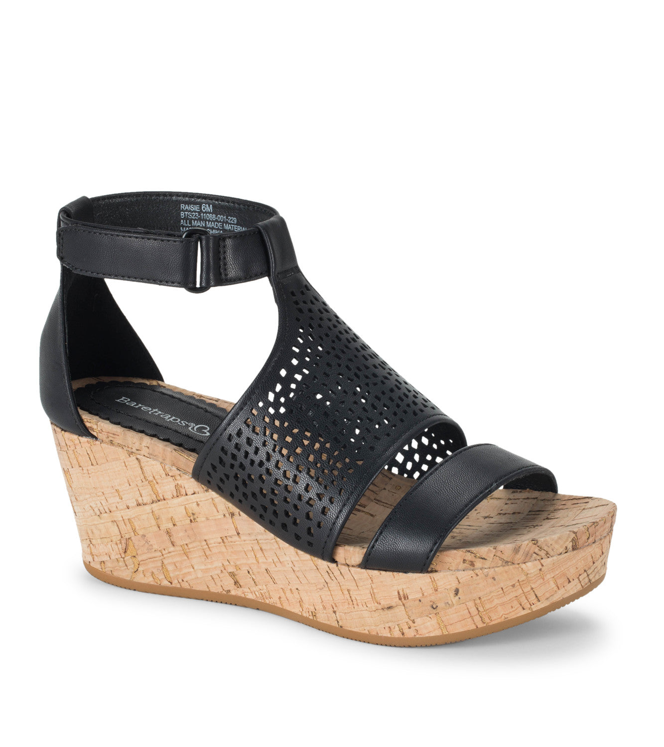 Raisie Wedge Sandal - Black (BT29801)