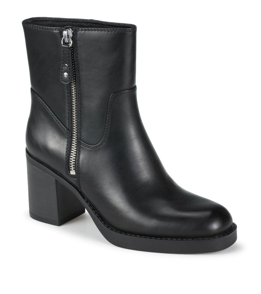 Gretta Block Heel Bootie - Black (BT32109)