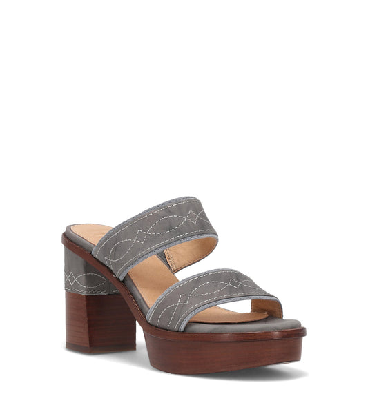 Pipa Woodstock 2 Band Platform Sandal - Grey Sky (FR40982-GRYS)