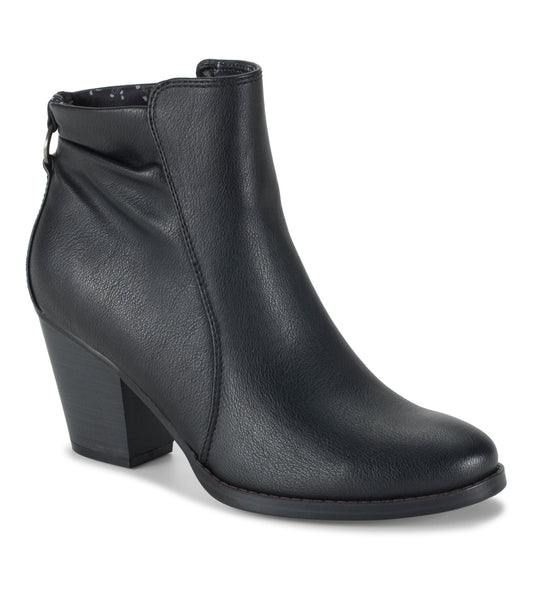 Crystal Block Heel Bootie - Black (BT30069)