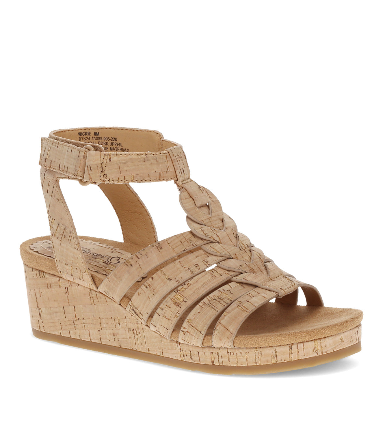 Nickie Wedge Sandal - Natural (BT30704)